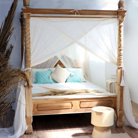 How To Put A Canopy On A 4 Poster Bed: A Step-By-Step Guide