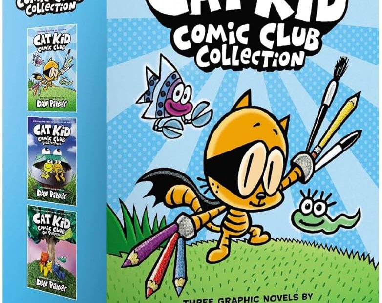 Amazon.Com: The Cat Kid Comic Club Collection: From The Creator Of Dog Man (Cat  Kid Comic Club #1-3 Boxed Set): 9781338864397: Pilkey, Dav, Pilkey, Dav:  Books