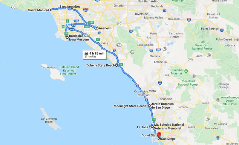 Road Trip Itinerary: From Los Angeles To San Diego 2023 - Touristear Travel  Blog